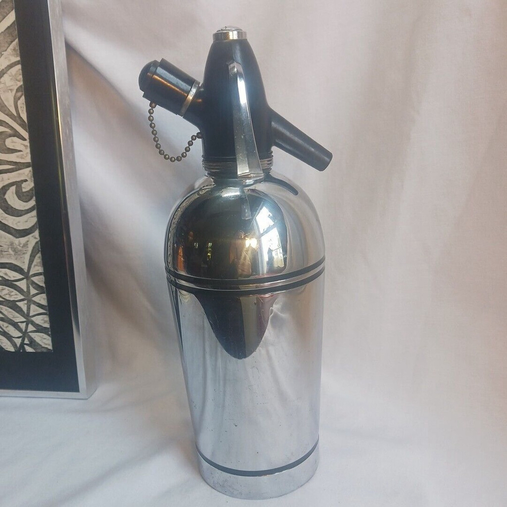 Sparklets Syphon Sodaspender Chrome Vintage 1960s